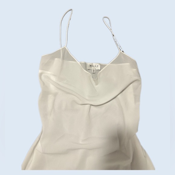 Milly Sheer White Slip Dress - Picture 2 of 7